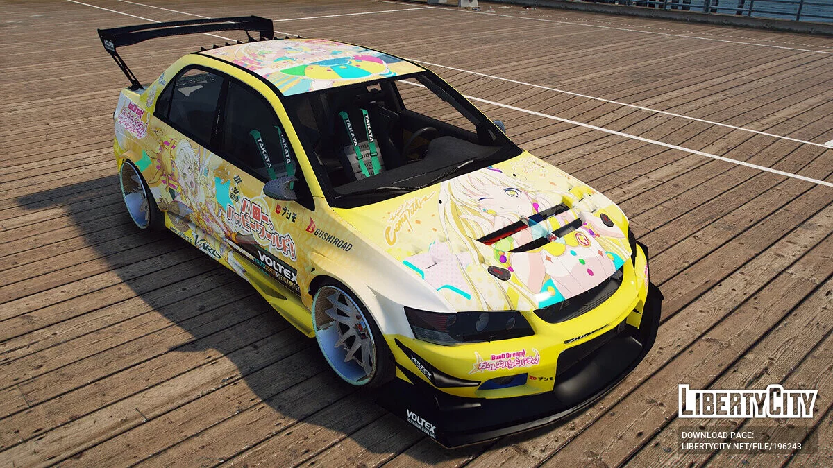 Mitsubishi Lancer Evolution IX Voltex Tsurumaki Kokoro / GTA 5