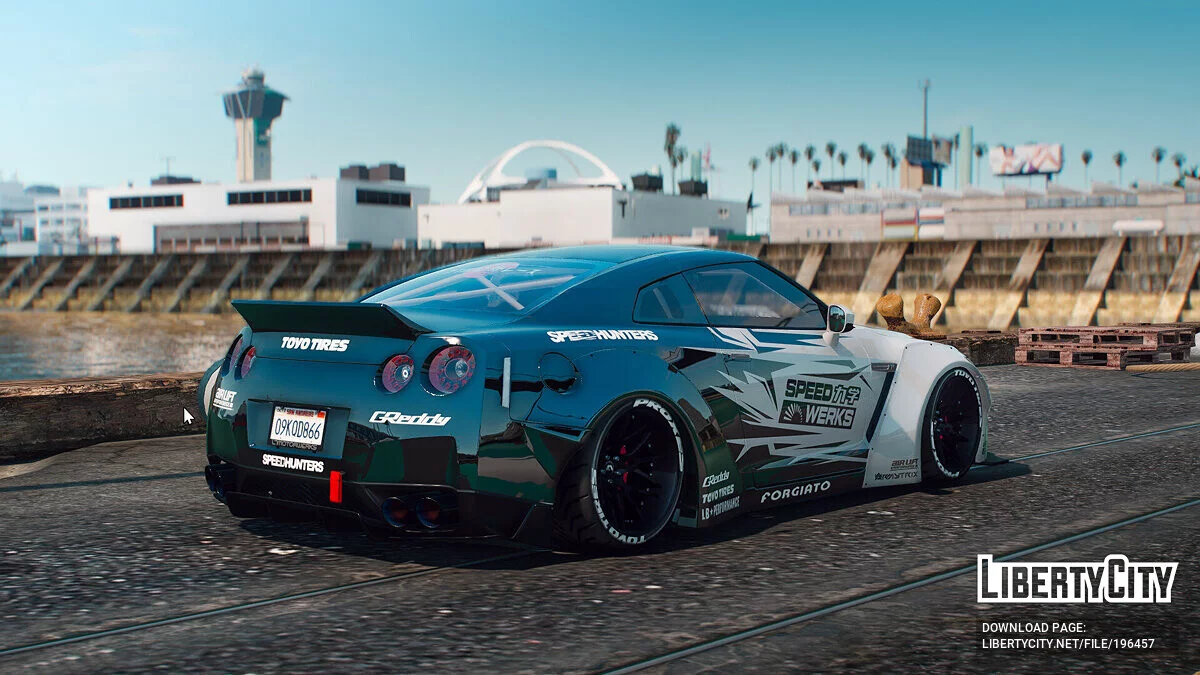 Nissan GT-R Liberty Walk Speedwerks Livery 1.0 / GTA 5