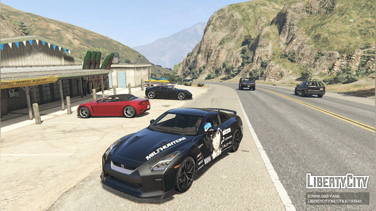 Nissan GTR R35 - Itasha Asa Mitaka / GTA 5