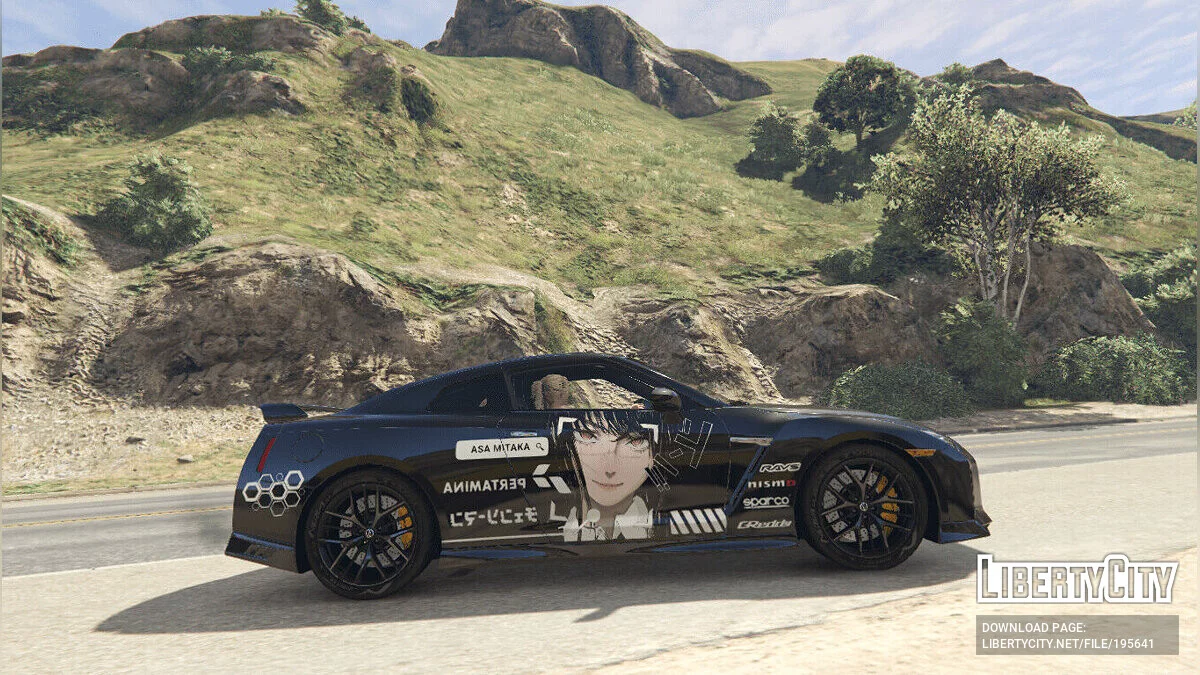 Nissan GTR R35 - Itasha Asa Mitaka / GTA 5
