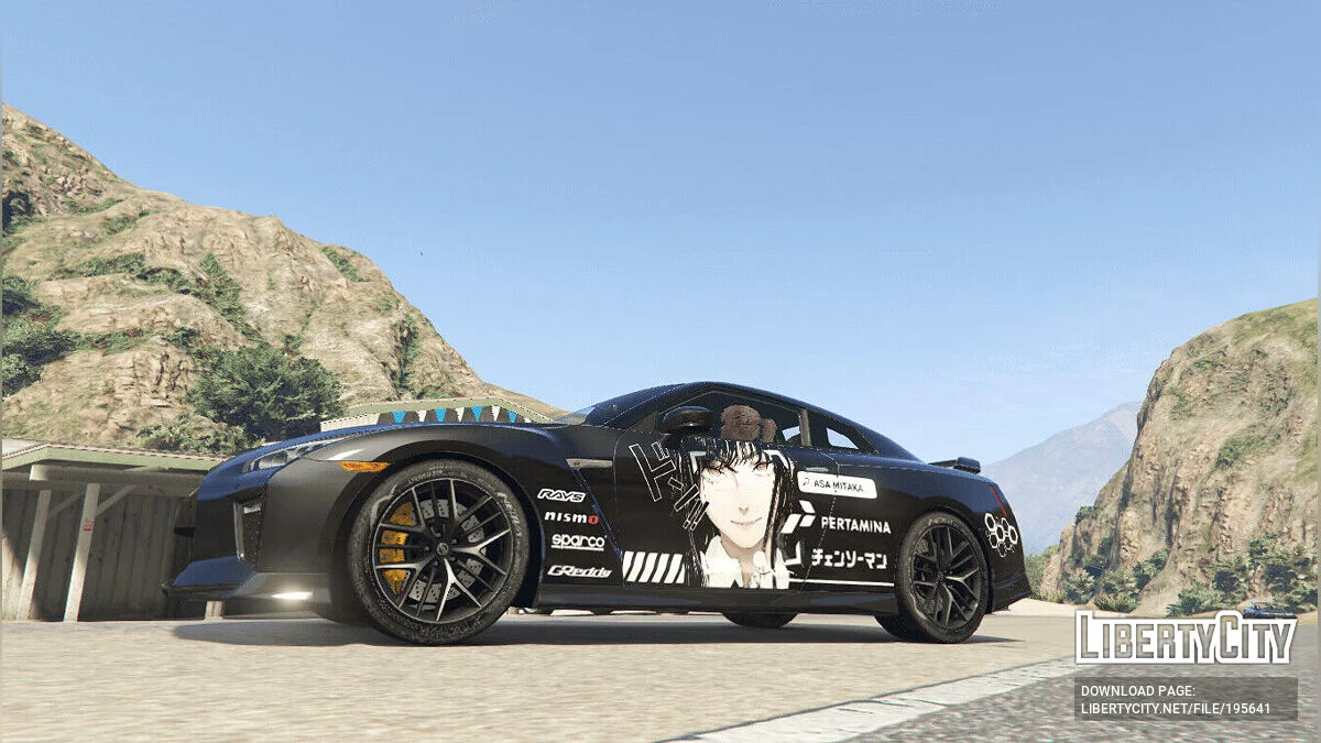 Nissan GTR R35 - Itasha Asa Mitaka / GTA 5