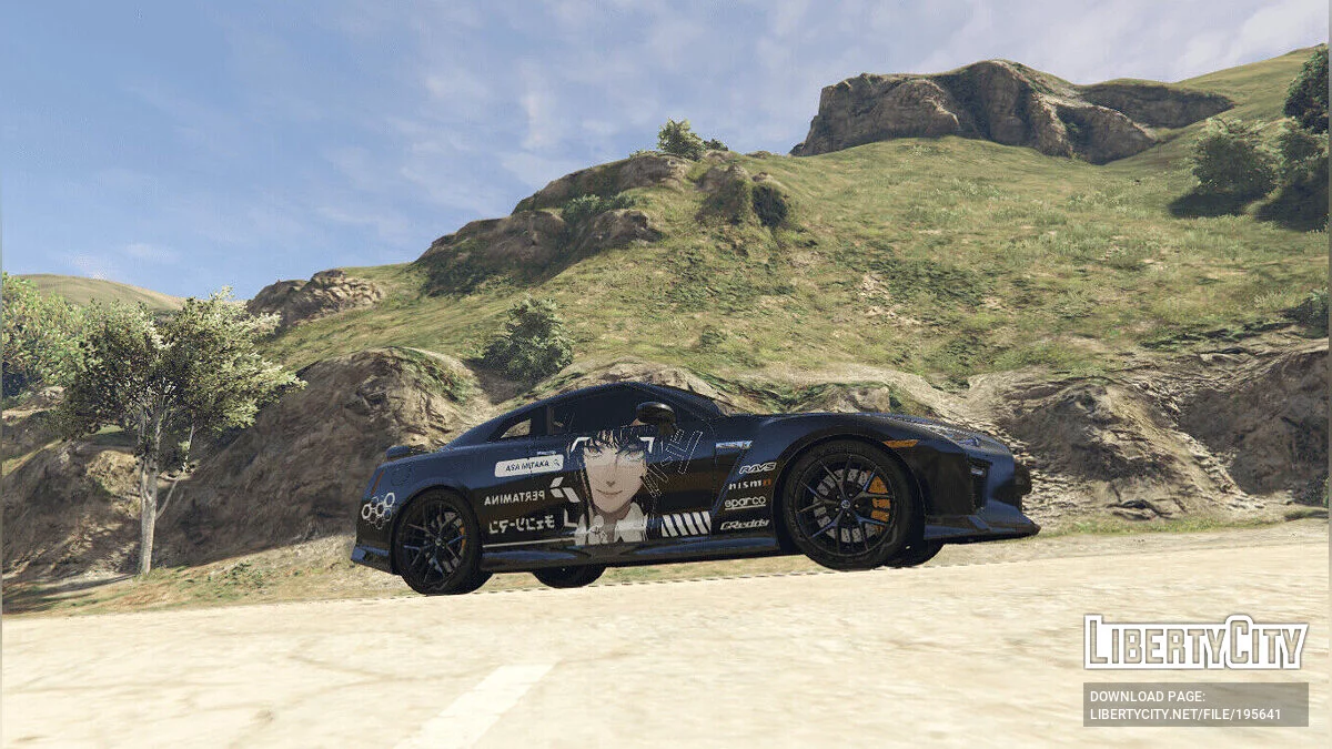 Nissan GTR R35 - Itasha Asa Mitaka / GTA 5