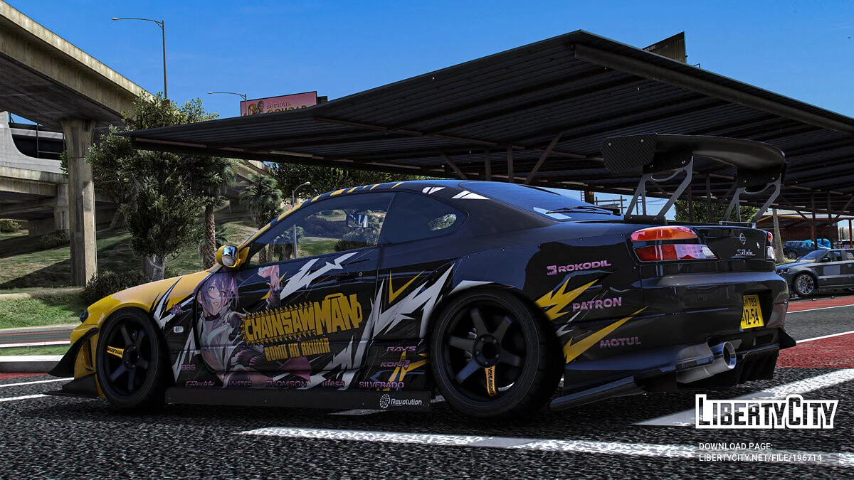 Nissan Silvia S15 "Chainsaw Man" Reze paintjob 1.0 / GTA 5