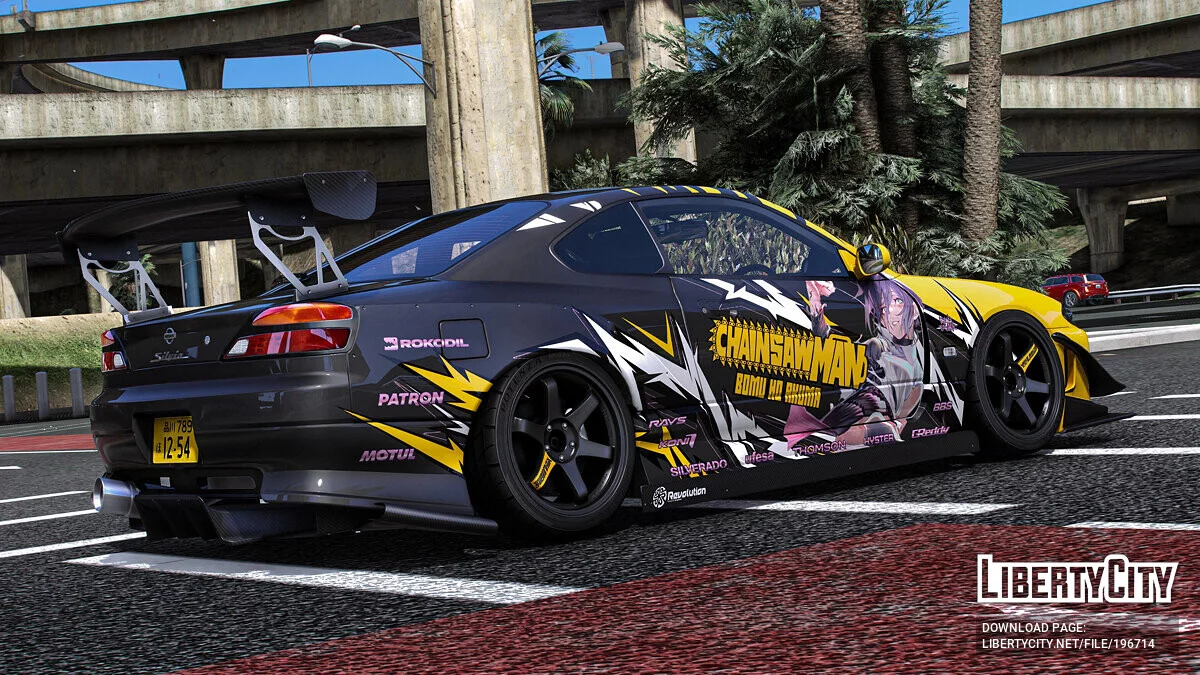 Nissan Silvia S15 "Chainsaw Man" Reze paintjob 1.0 / GTA 5