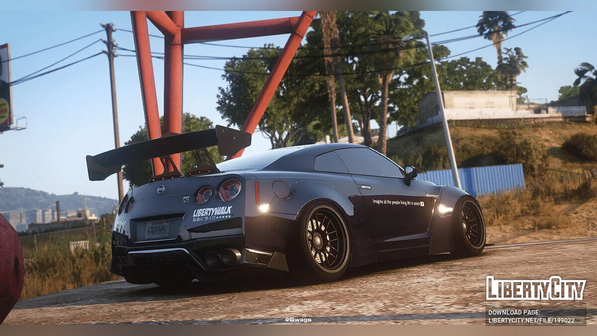 2017 Nissan GTR - F7LTHY Livery / GTA 5