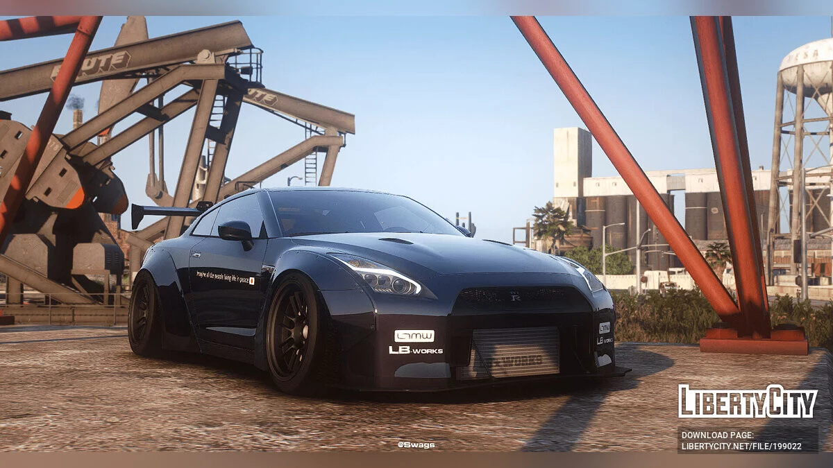 2017 Nissan GTR - F7LTHY Livery / GTA 5