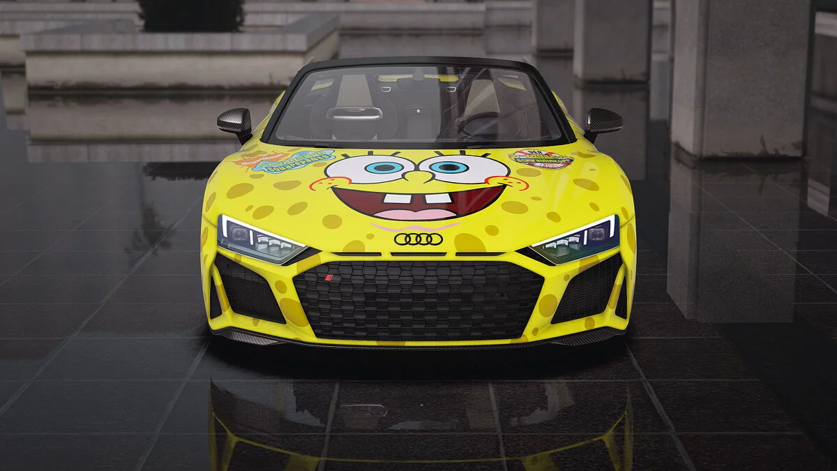 2020 Audi R8 Spyder Sponge Bob SquarePants / GTA 5