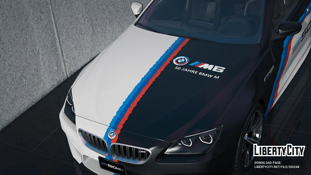 Скачать M Motorsport 2013 BMW M6 F13 livery для GTA 5