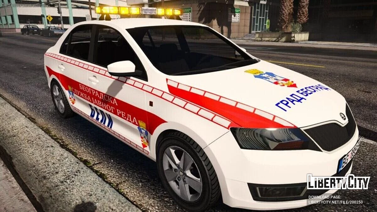 Skoda Rapid - Полиция / GTA 5