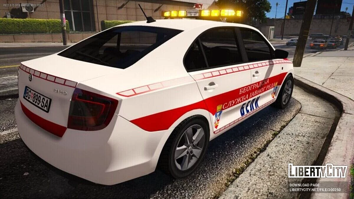 Skoda Rapid - Полиция / GTA 5