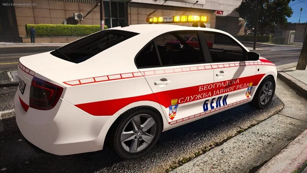Skoda Rapid - Полиция / GTA 5