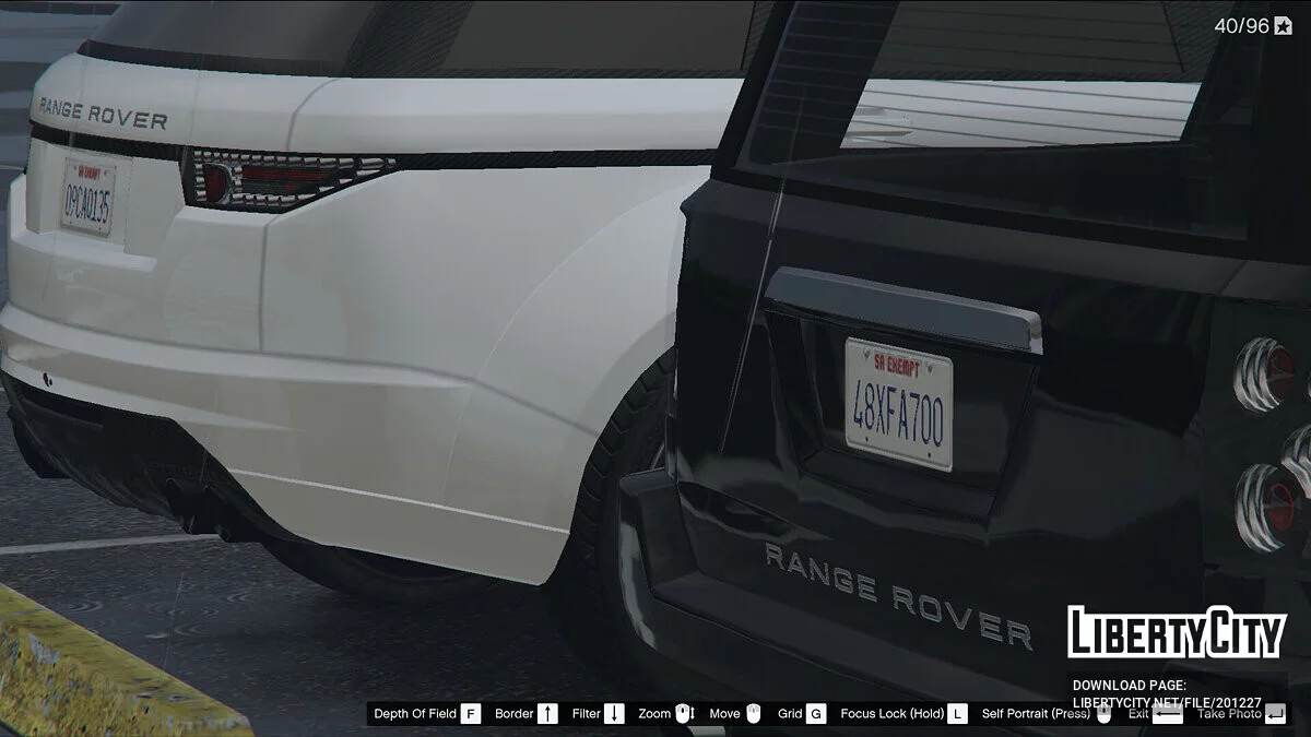 Логотип Range Rover вместо Baller / GTA 5