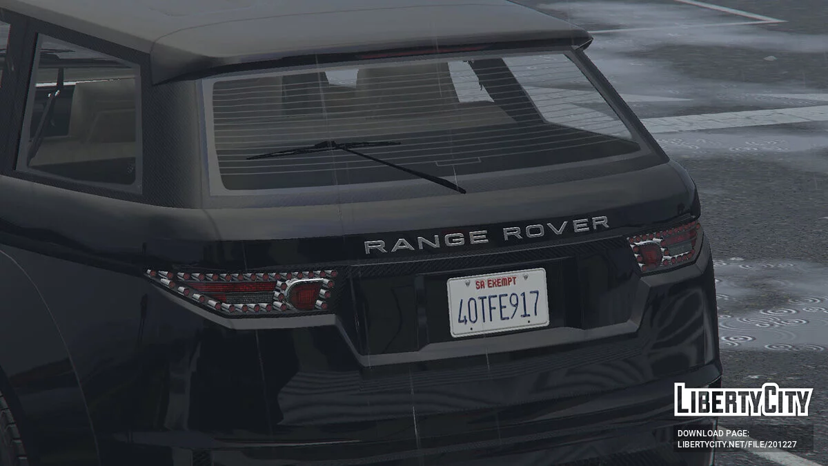 Логотип Range Rover вместо Baller / GTA 5