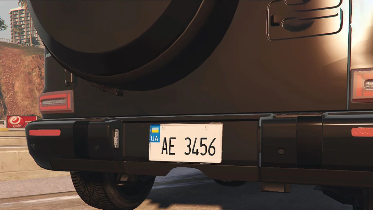 Автомобильные номера Украины (Европа) v1.0 2024 / GTA 5