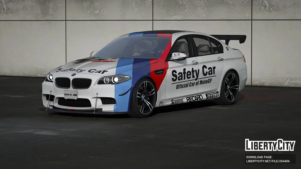 2012 BMW M5 F10 MotoGP™ Safety Car livery / GTA 5