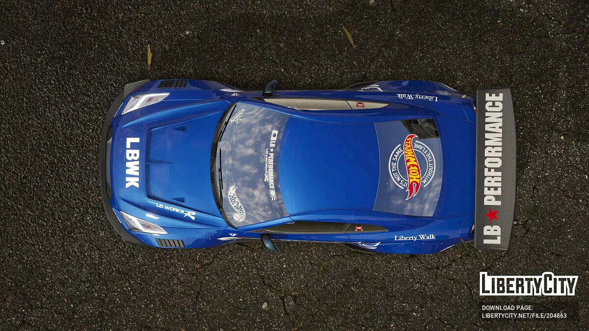 2019 Nissan GT-R Liberty walk Hot Wheels livery / GTA 5