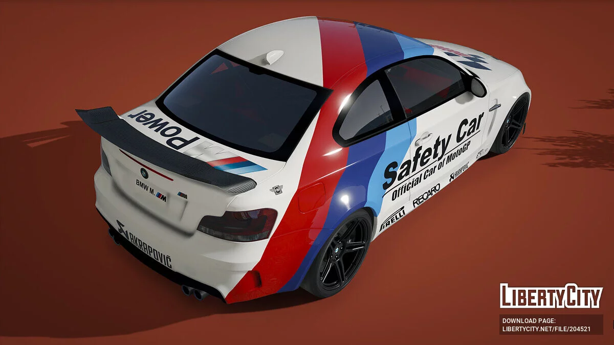 BMW 1M MotoGP™ Safety Car livery / GTA 5