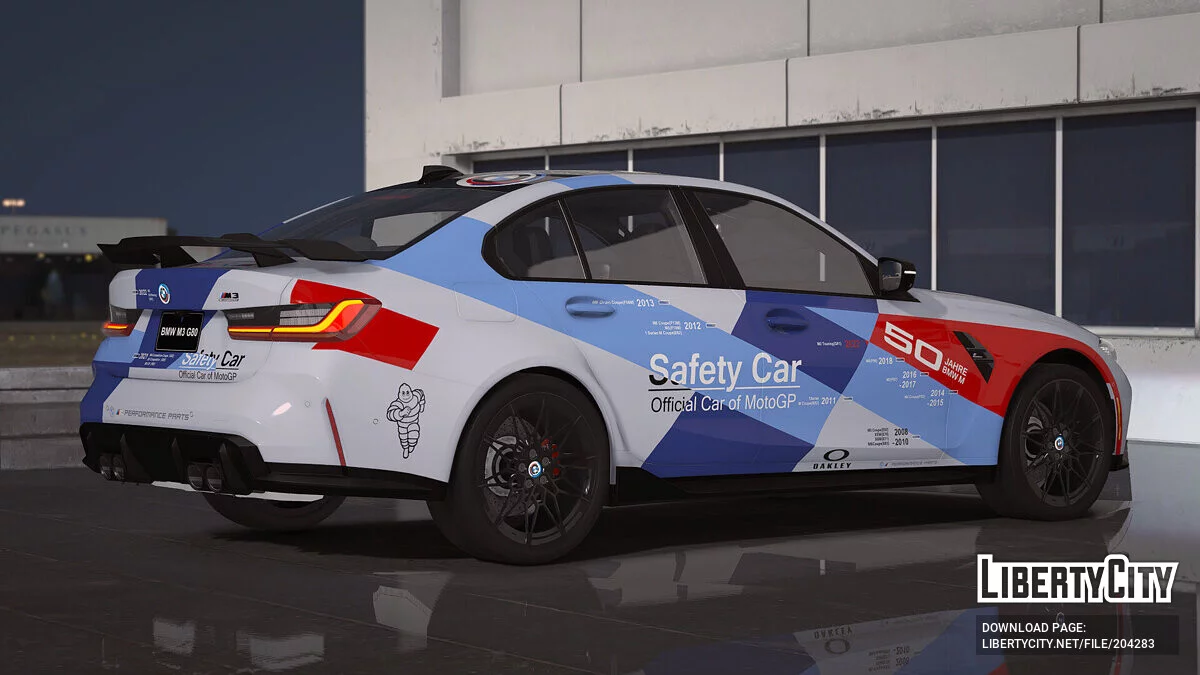 BMW M3 G80 2022 MotoGP Safety Car livery / GTA 5