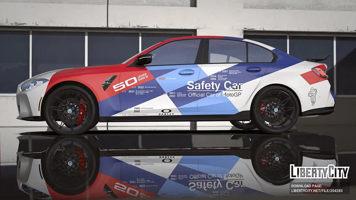 BMW M3 G80 2022 MotoGP Safety Car livery / GTA 5