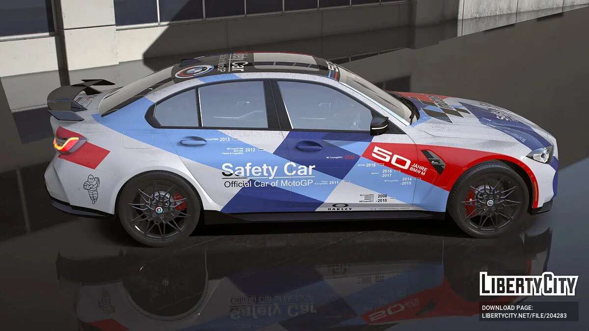 BMW M3 G80 2022 MotoGP Safety Car livery / GTA 5