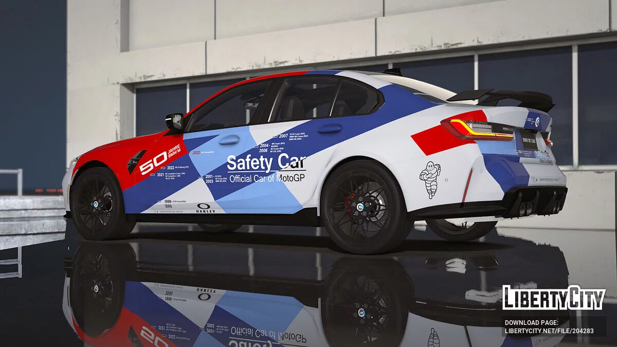 BMW M3 G80 2022 MotoGP Safety Car livery / GTA 5