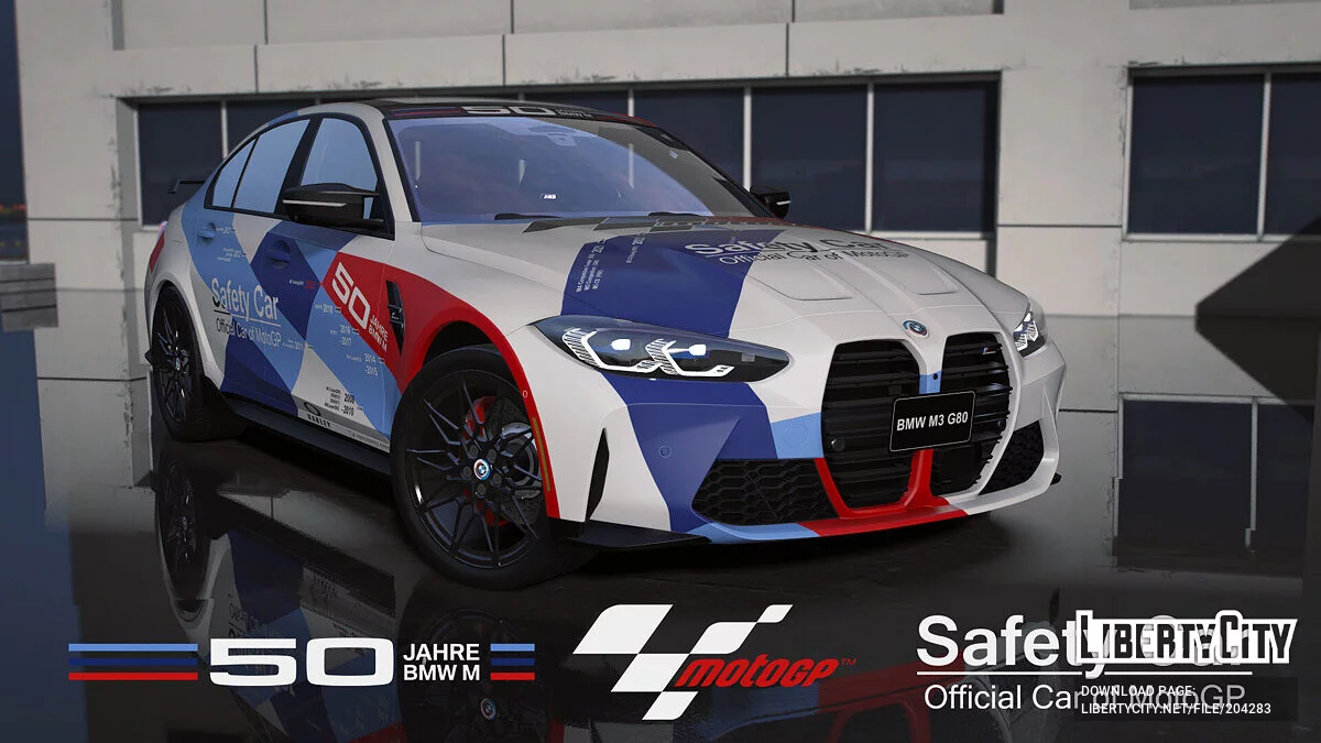 BMW M3 G80 2022 MotoGP Safety Car livery / GTA 5