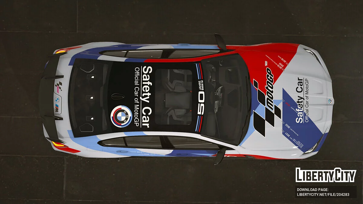 BMW M3 G80 2022 MotoGP Safety Car livery / GTA 5