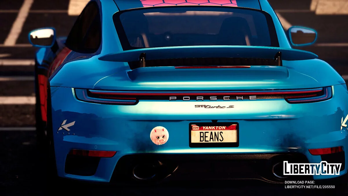 [Itasha] 2021 Porsche 911 Turbo S - Darling in the franxx / GTA 5