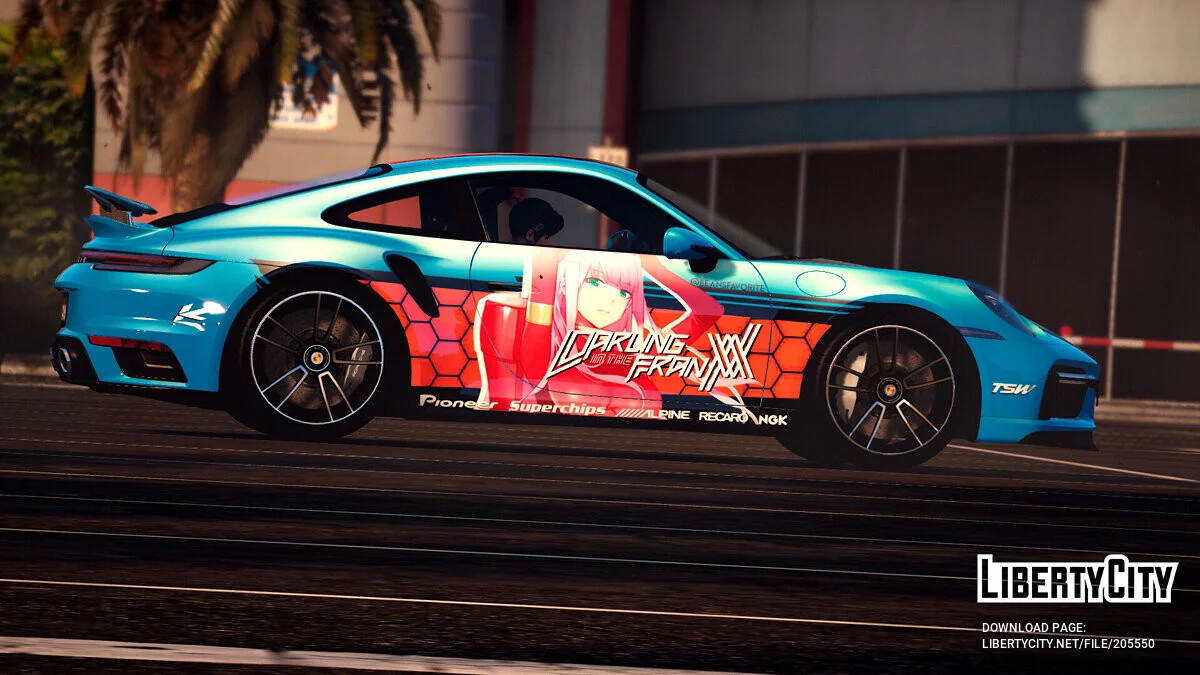 [Itasha] 2021 Porsche 911 Turbo S - Darling in the franxx / GTA 5