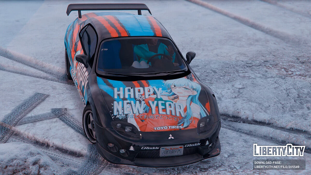 [Itasha] Mitsubishi FTO GP Version-R «New Year» / GTA 5