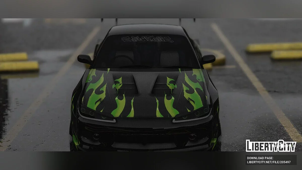 «Monstar» Nissan Silvia S15 Liveries [Livery | Template] 1.0 / GTA 5