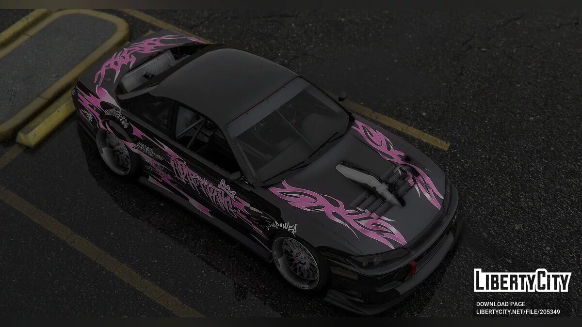 Nissan Silvia S14.5 Drift ''Driftking'' Liveries / GTA 5