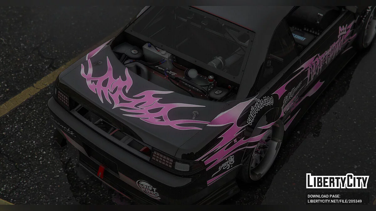 Nissan Silvia S14.5 Drift ''Driftking'' Liveries / GTA 5