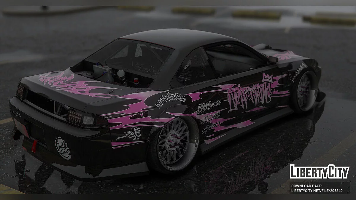 Nissan Silvia S14.5 Drift ''Driftking'' Liveries / GTA 5