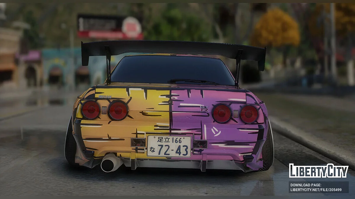 Nissan Skyline GT-R R32 (BNR32) «NinjaTurtles» Liveries 1.0 / GTA 5
