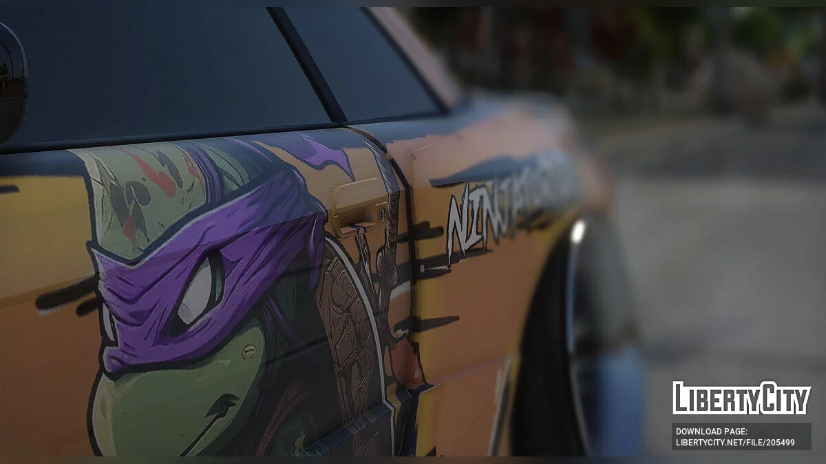 Nissan Skyline GT-R R32 (BNR32) «NinjaTurtles» Liveries 1.0 / GTA 5