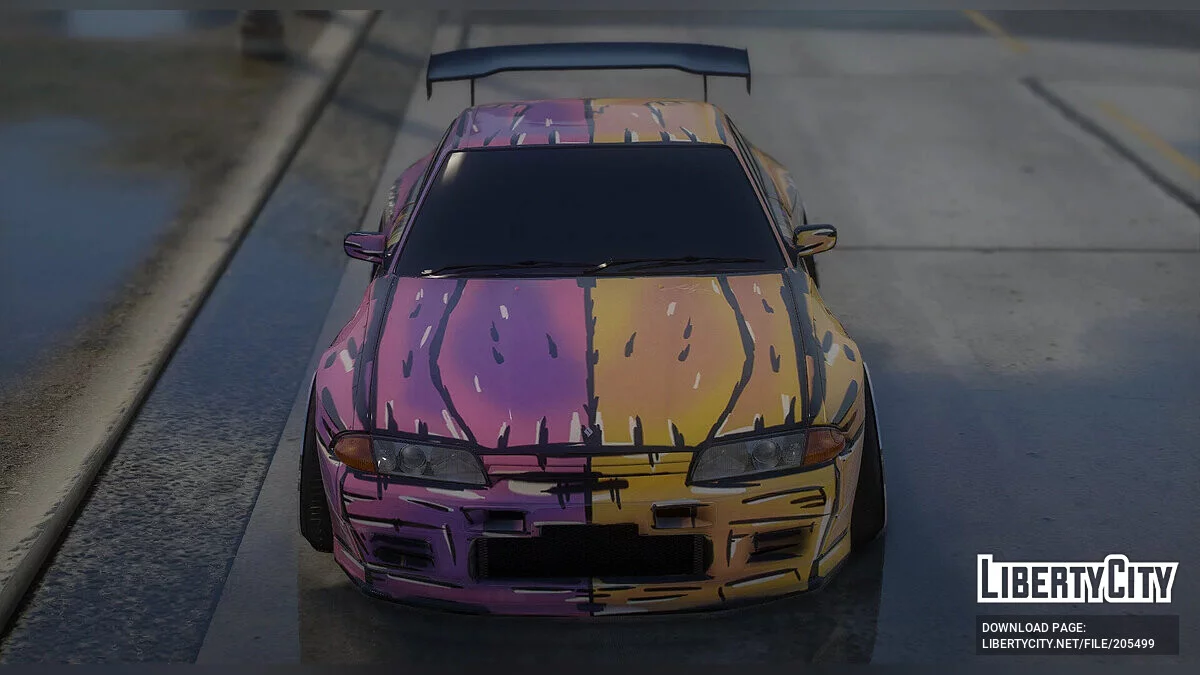 Nissan Skyline GT-R R32 (BNR32) «NinjaTurtles» Liveries 1.0 / GTA 5