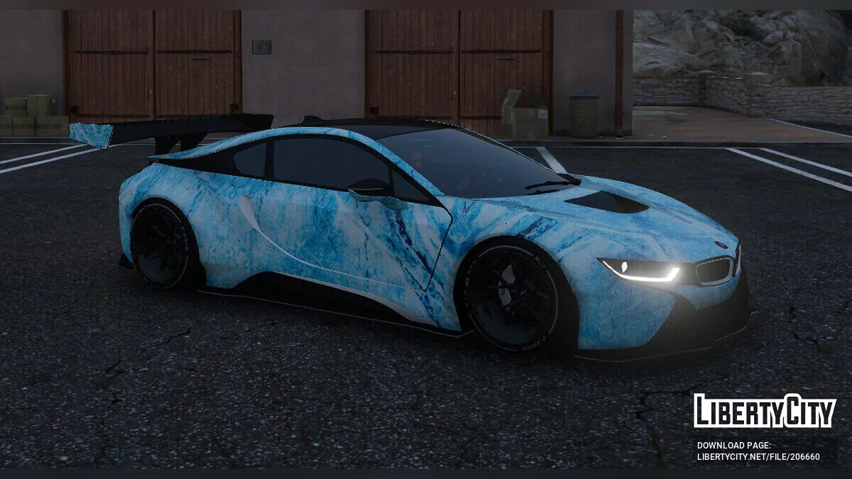 BMW I8 Coupe - Marble liveries / GTA 5