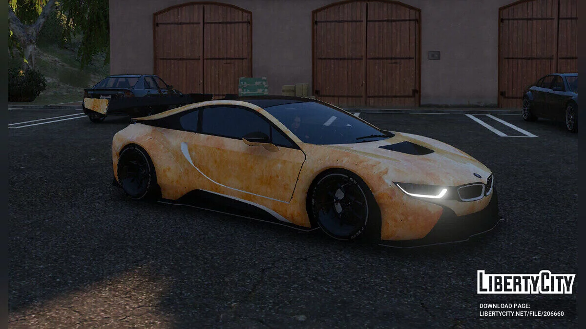 BMW I8 Coupe - Marble liveries / GTA 5