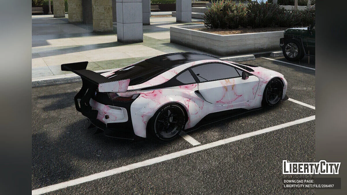 BMW I8 Coupe - Pink liveries / GTA 5
