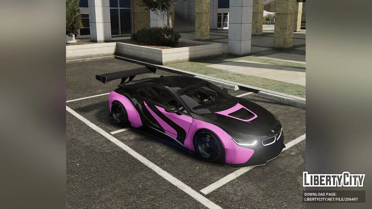 BMW I8 Coupe - Pink liveries / GTA 5