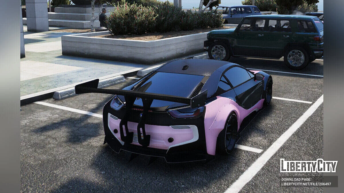 BMW I8 Coupe - Pink liveries / GTA 5