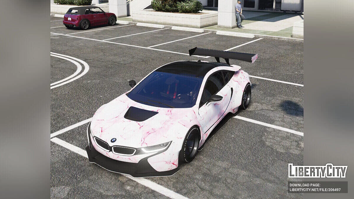 BMW I8 Coupe - Pink liveries / GTA 5