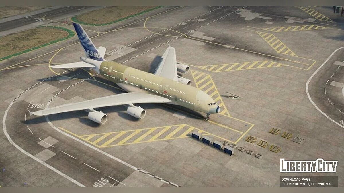 Emirates and Airbus House A380-800 Primer Body Livery (PaintJob) / GTA 5