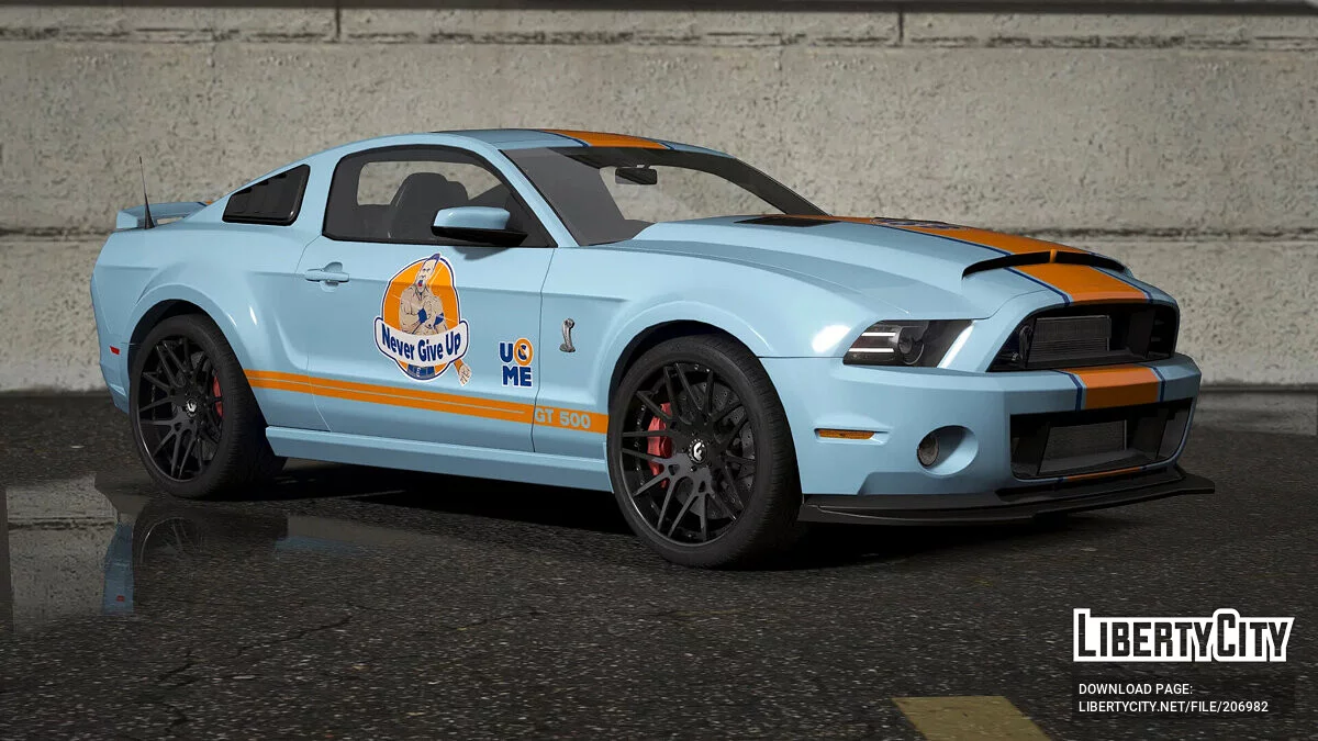 Ford Mustang GT500 2013 - John Cena Livery / GTA 5
