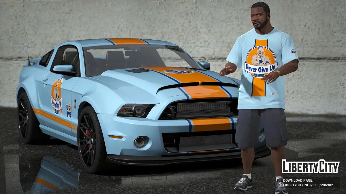 Ford Mustang GT500 2013 - John Cena Livery / GTA 5