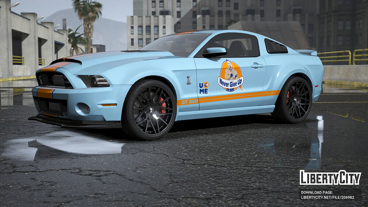 Скачать Ford Mustang GT500 2013 - John Cena Livery для GTA 5