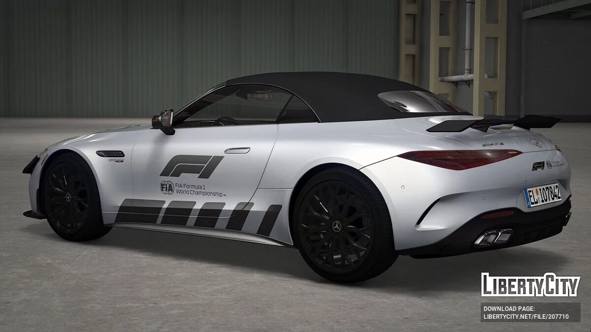 Mercedes SL63 AMG FIA Safety Car livery / GTA 5