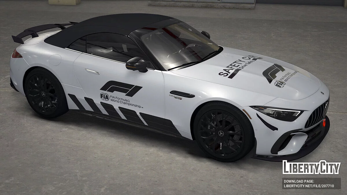 Mercedes SL63 AMG FIA Safety Car livery / GTA 5