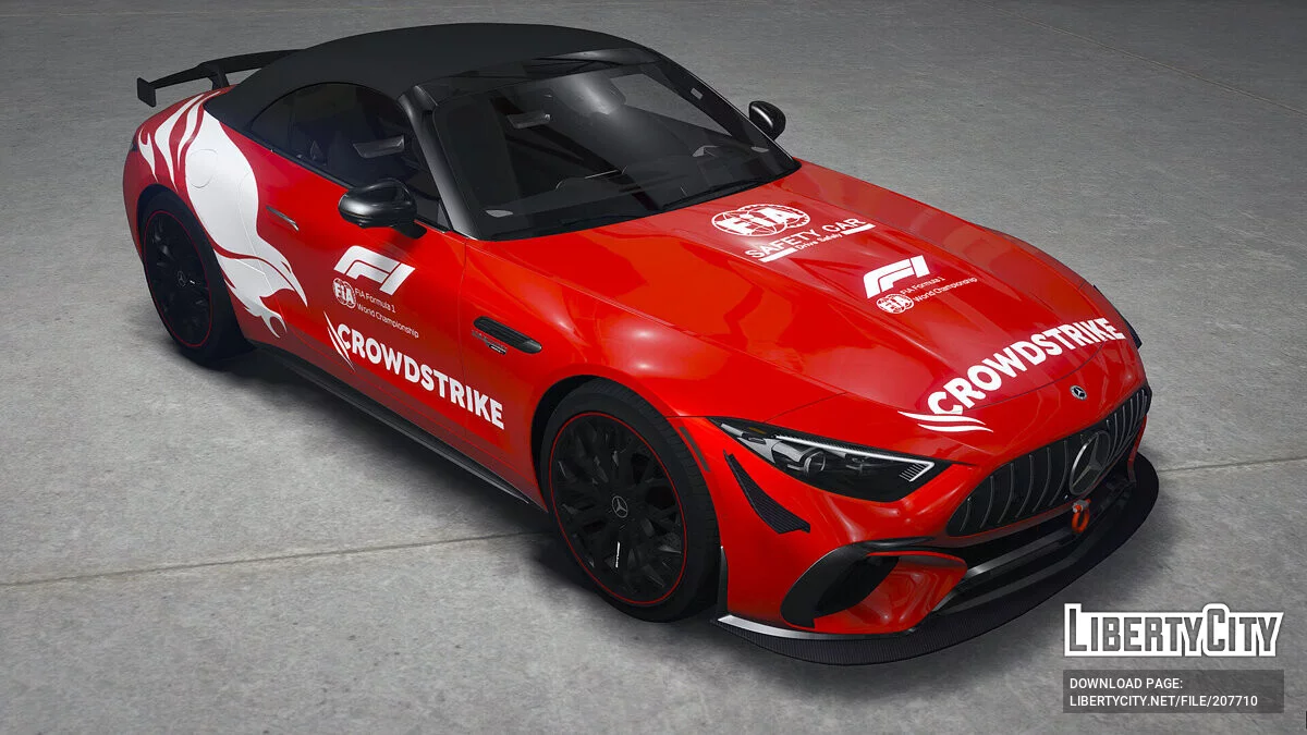 Mercedes SL63 AMG FIA Safety Car livery / GTA 5